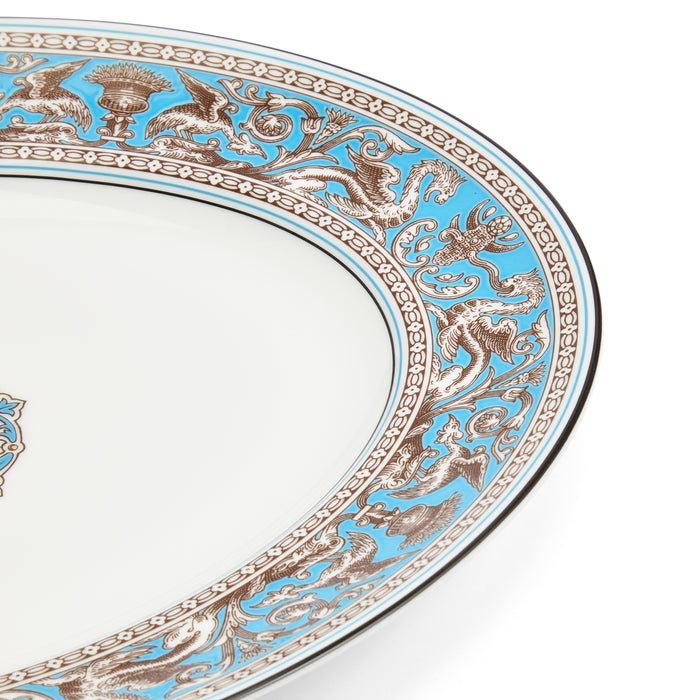 Florentine Turquoise Oval Platter 35cm
