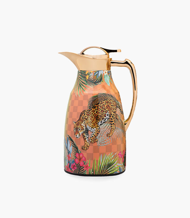 Leopard 1L Thermos Gold