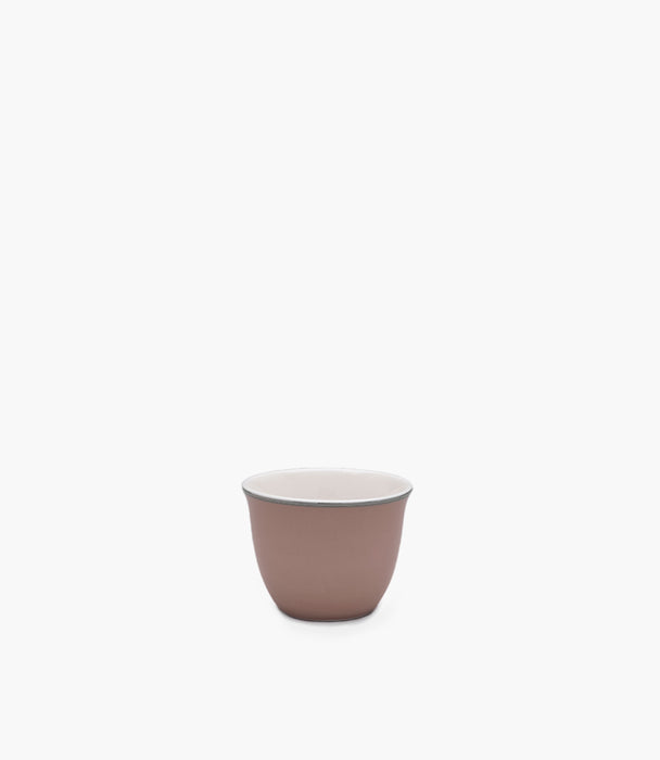 Amina Sand/Platinum Coffee Cup Set/6 pcs 70mL