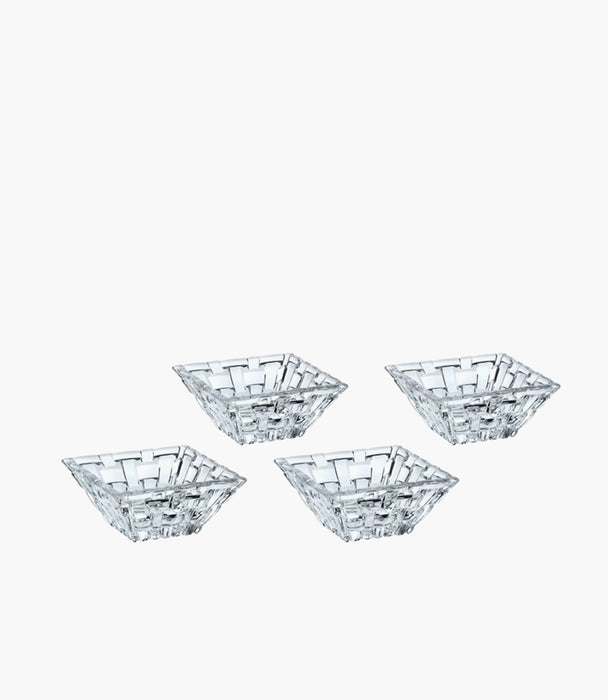 Bossa Nova Square Dip Bowl 8.5cm Set Of 4