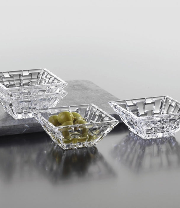 Bossa Nova Square Dip Bowl 8.5cm Set Of 4