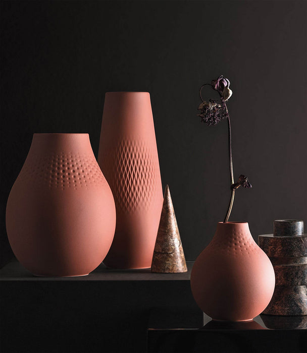 Manufacture Collier Terre Vase Perle Tall 16x16x20cm - Roomours