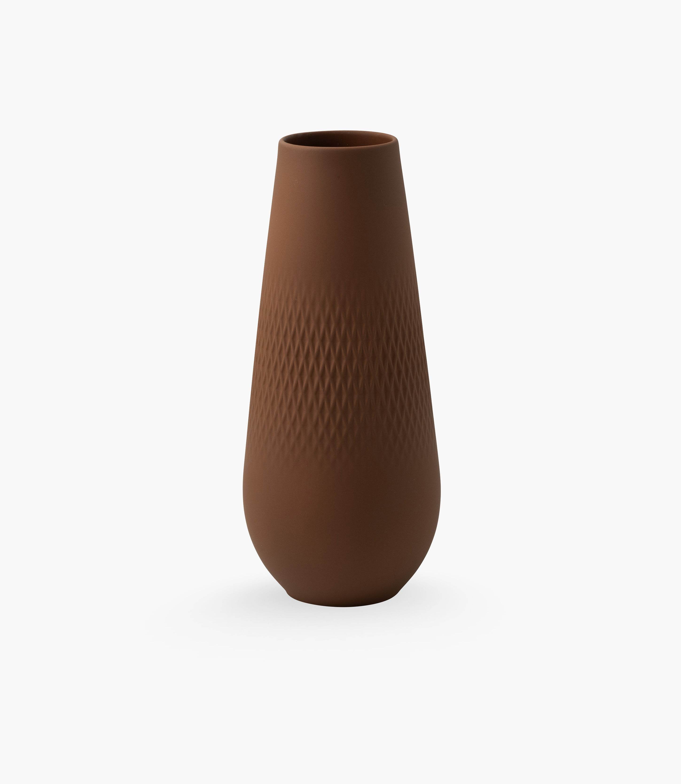 Manufacture Collier Terre Vase Carre Tall 11.5x11.5x26cm