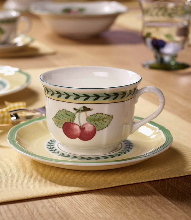French Garden Fleurence Saucer Breakfast Cup 17cm - Roomours