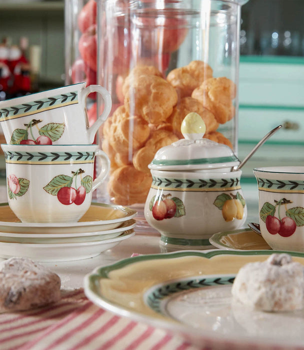 French Garden Fleurence Saucer Breakfast Cup 17cm - Roomours