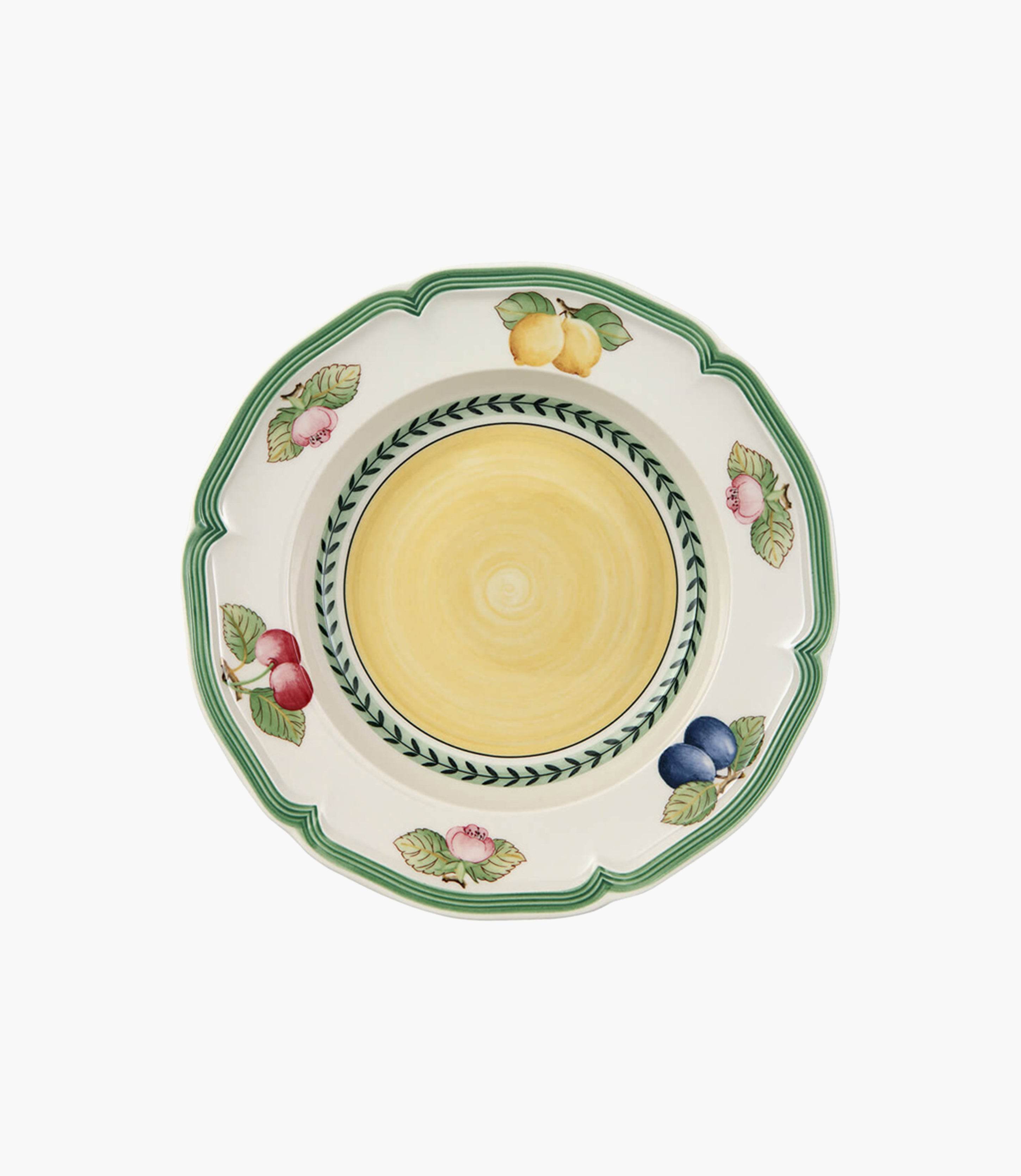 French Garden Fleurence Deep Plate 23cm