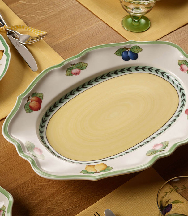 French Garden Fleurence Oval Platter 44 cm - Roomours