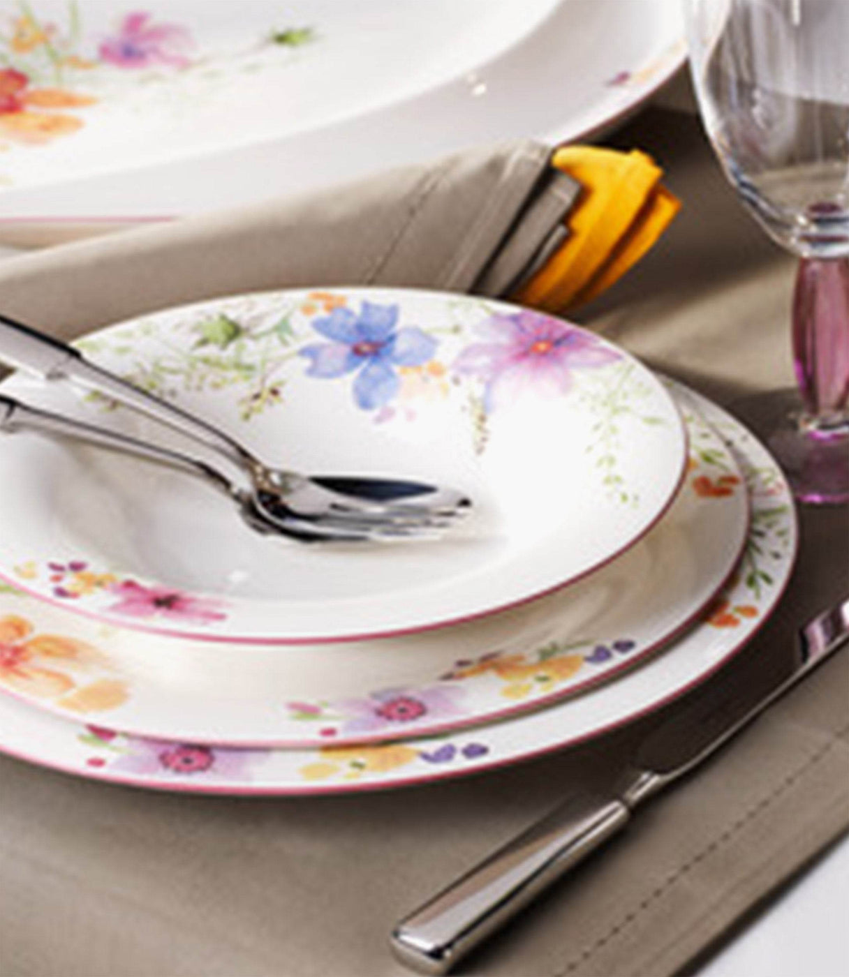 Villeroy & Boch Mariefleur Basic Set Da 30 Pezzi - Stoviglie In Porcellana Per 6 Persone