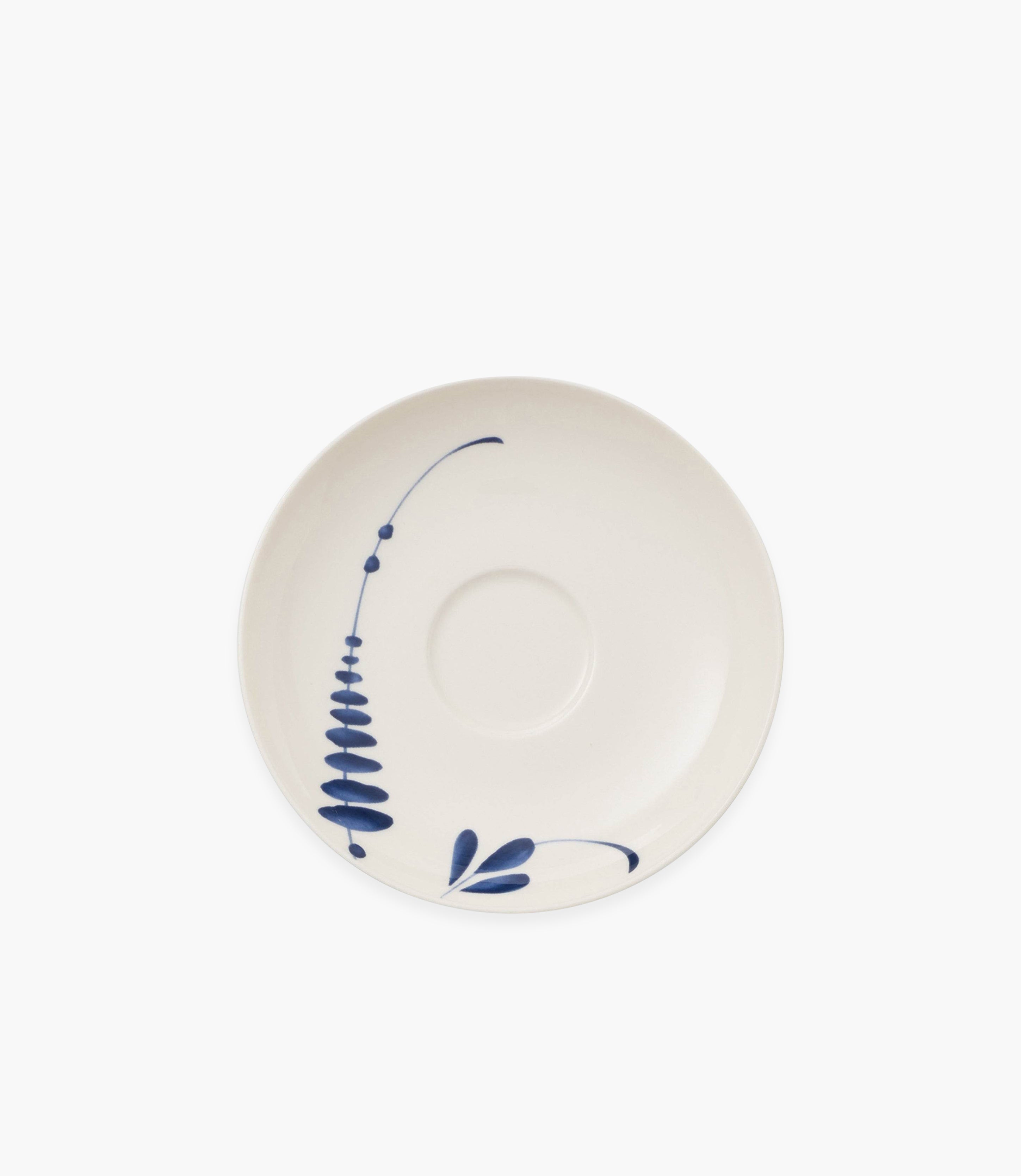 Old Lux. Brin. Saucer cof./tea cup 14cm