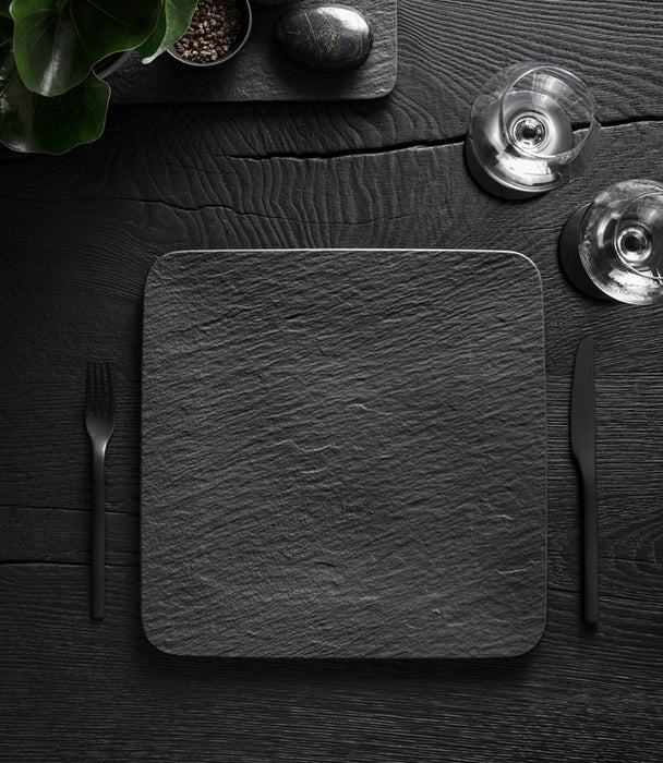 Manufacture Rock Square Serving/Gourmet Plate