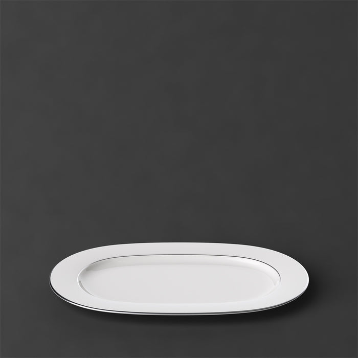 Anmut Platinum Oval Platter 41 cm