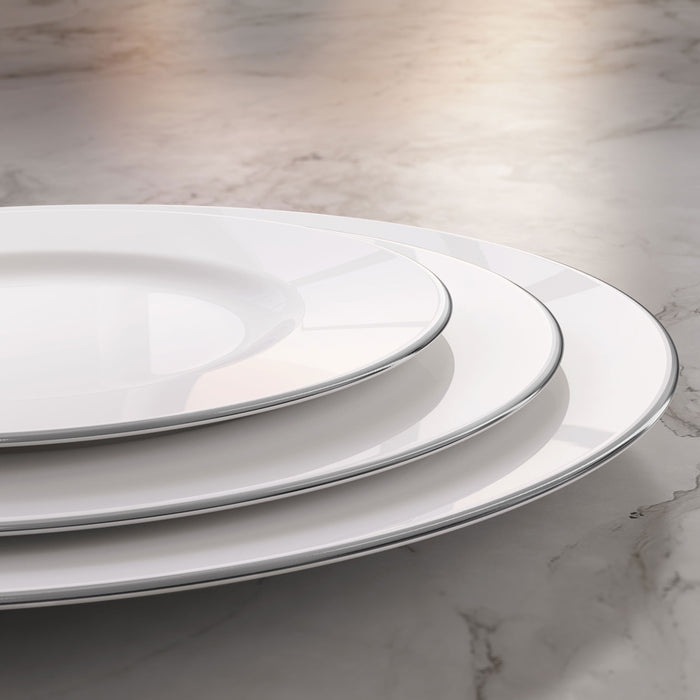 Anmut Platinum Oval Platter 41 cm