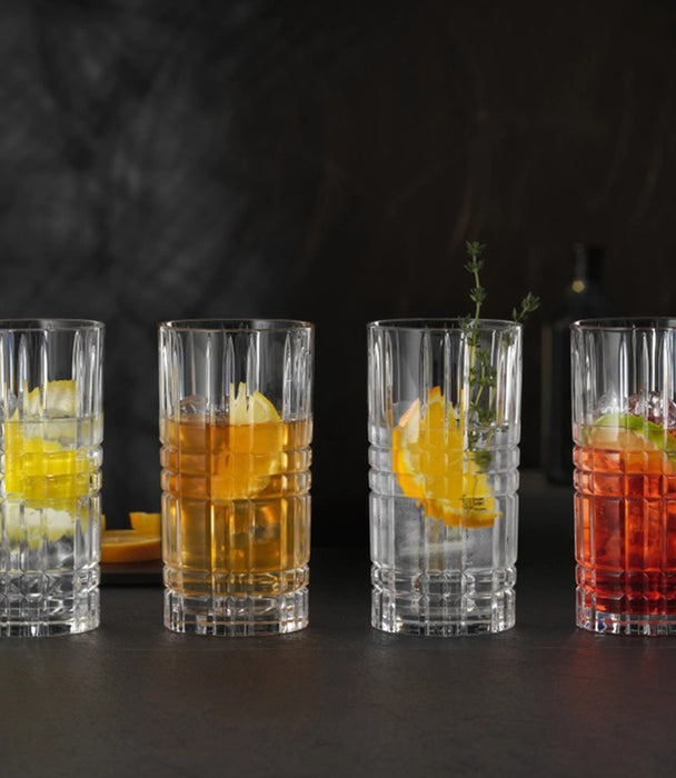 Square Long Drink 445mL Set of 4