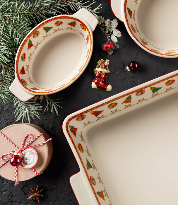 Sparkling Christmas Oval tray M 29cm