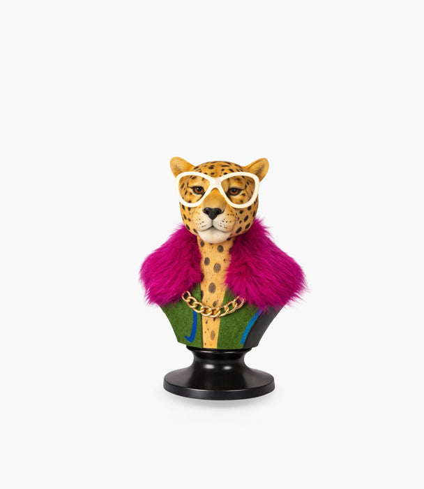 Leopardo Busto LED H. 40