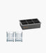 Square Ice cube with 2 Glasses - Roomours
