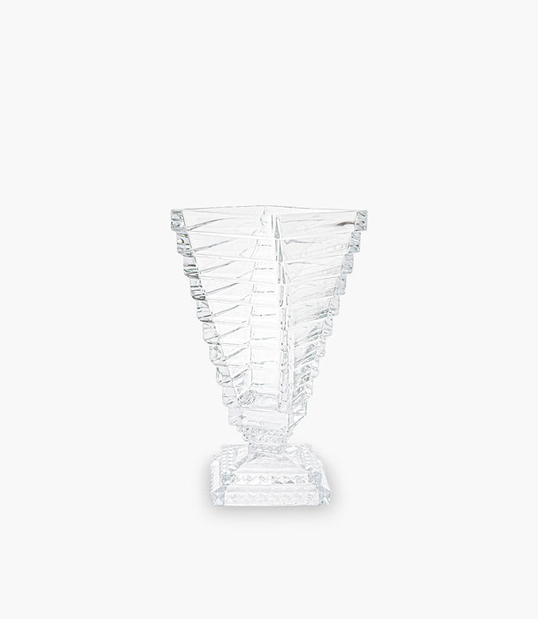 Spiral Crystal Vase with Foot H: 33.5cm