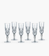 Noblesse Flute Glasses set of 6 - Roomours