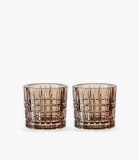 Square Votive Amber - 2 Pieces - Roomours