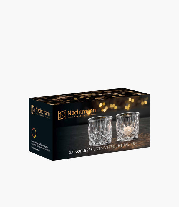 Noblesse Set of 2 Votive Clear