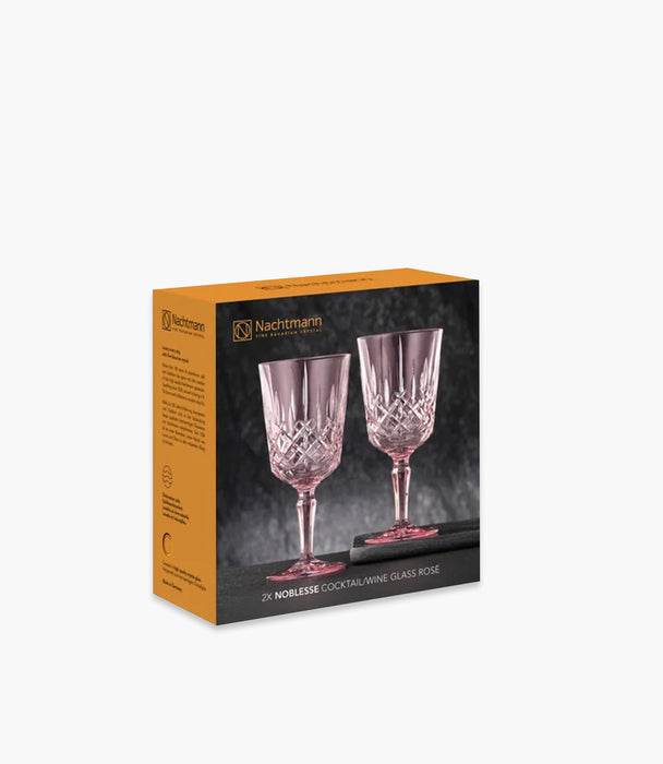 Noblesse Rose Goblet 355ml Set Of 2