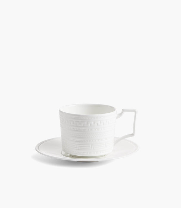 Intaglio Teacup and Saucer - Roomours