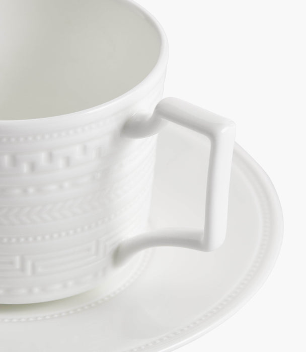 Intaglio Teacup and Saucer - Roomours