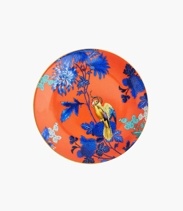 Wonderlust Golden Parrot 20cm Plate - Roomours