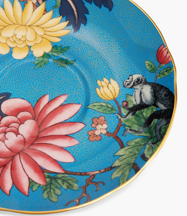 Wonderlust Sapphire Garden Teacup and Saucer - Roomours