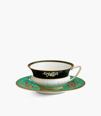 Wonderlust Emerald Forest Teacup and Saucer
