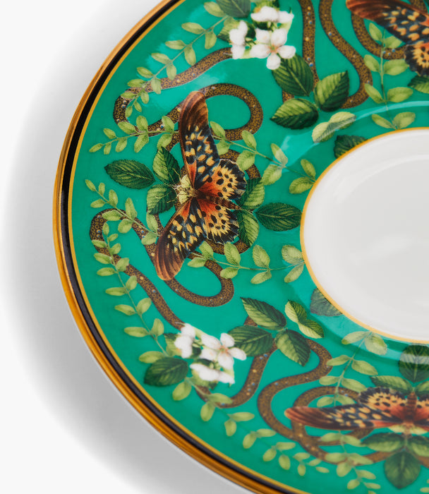 Wonderlust Emerald Forest Teacup and Saucer