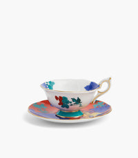 Wonderlust Golden Parrot Teacup and Saucer - Roomours