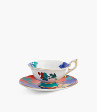 Wonderlust Golden Parrot Teacup and Saucer