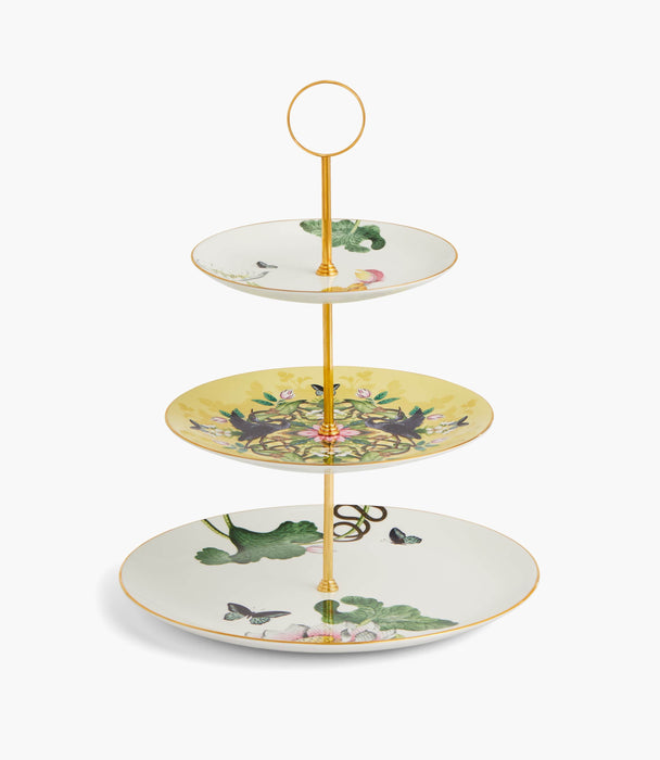 Waterlily 3 Tier Cake stand - Roomours