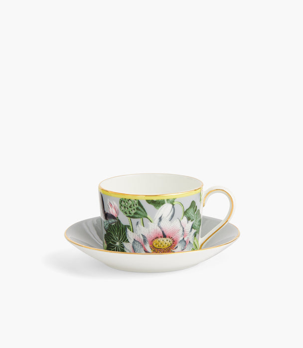 Waterlily Teacup and Saucer