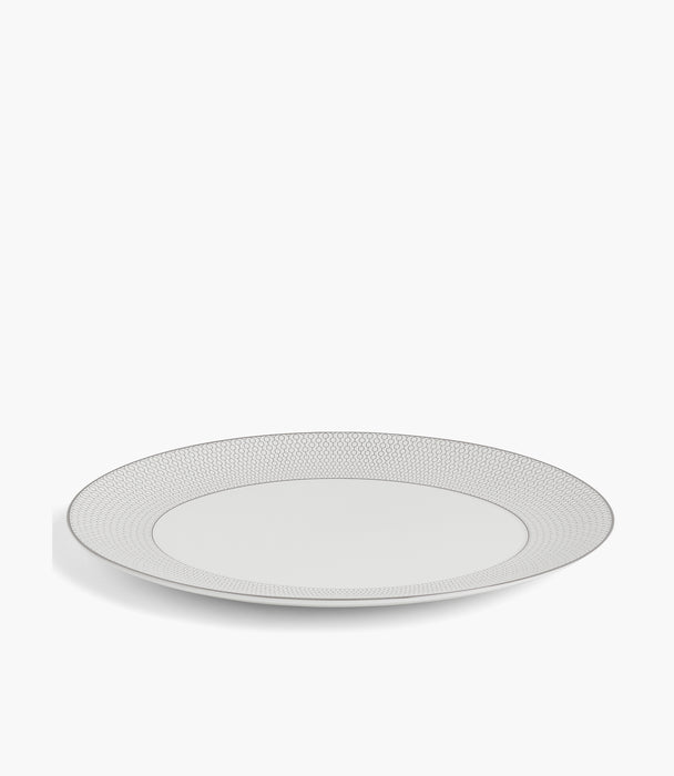 Gio Platinum Oval Platter 33cm