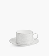 Gio Platinum Teacup and Saucer