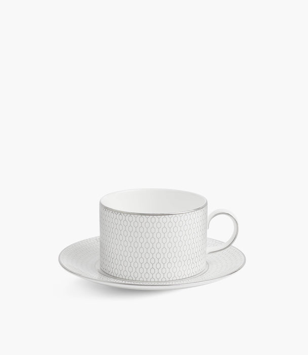 Gio Platinum Teacup and Saucer