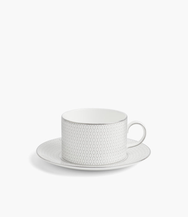 Gio Platinum Teacup and Saucer