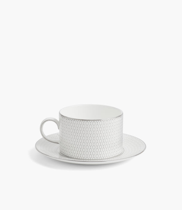 Gio Platinum Teacup and Saucer