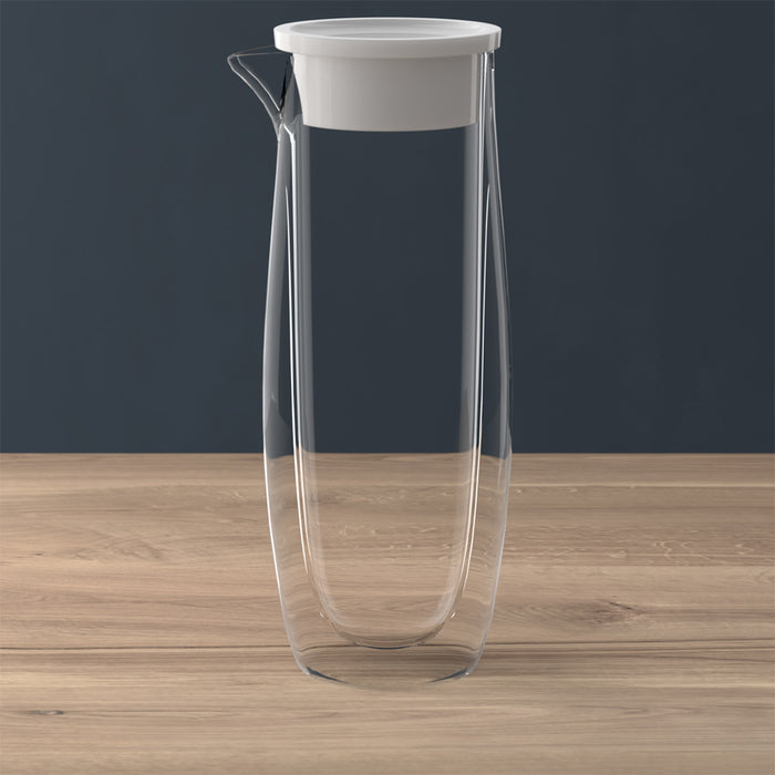 Artesano Hot & Cold Beverage Glass Carafe With Lid