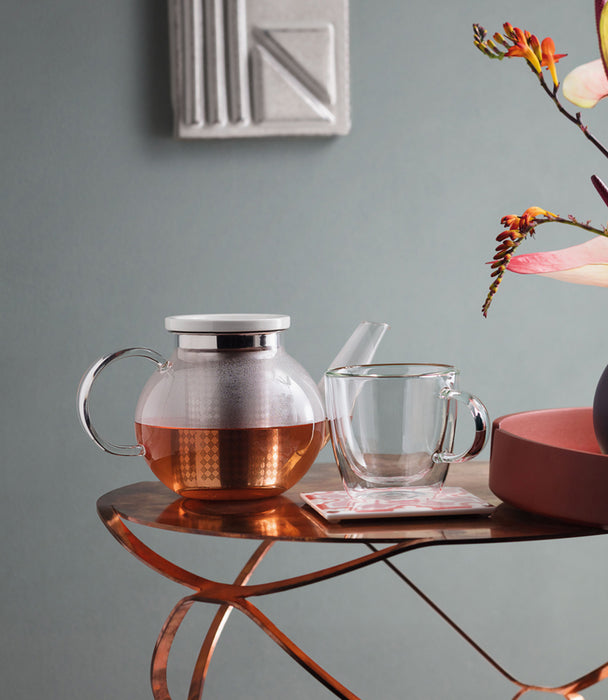إبريق شاي "أرتيسانو" و مصفاة للمشروبات الساخنة والباردة-صغير