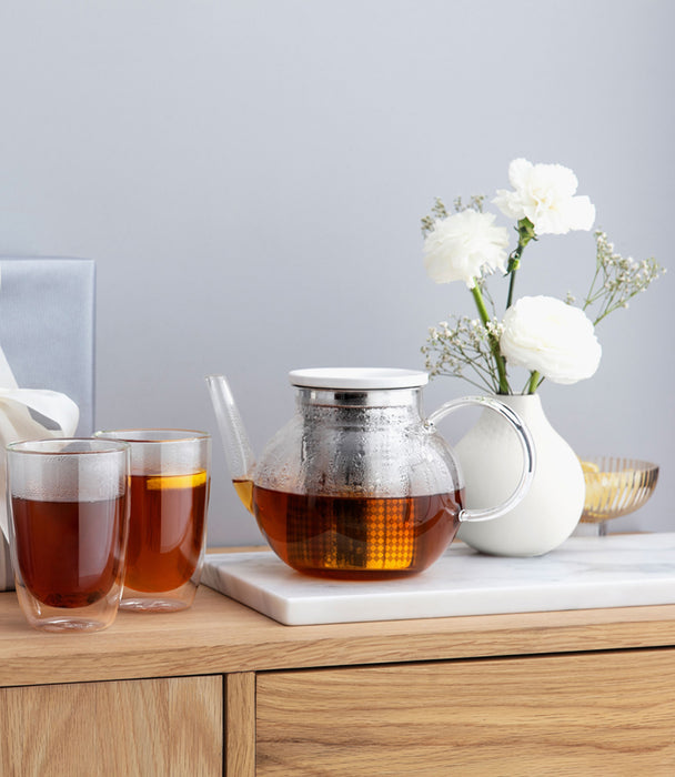إبريق شاي "أرتيسانو" و مصفاة للمشروبات الساخنة والباردة-وسط