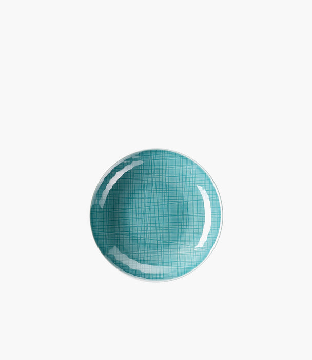 Mesh Porcelain Blue Deep Plate 19 cm