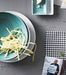Mesh Plate 25 cm deep Porcelain Blue - Roomours