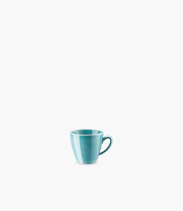 Mesh Porcelain Blue Cup 4 Tall