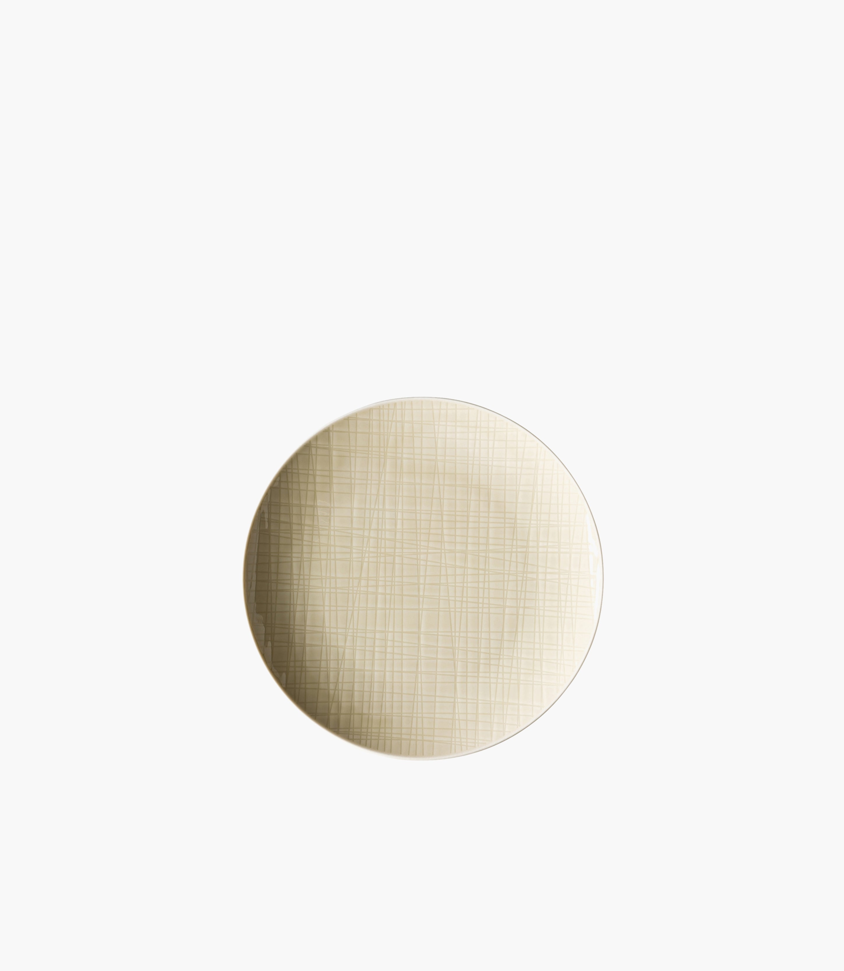Mesh Plate 21 cm Porcelain Beige