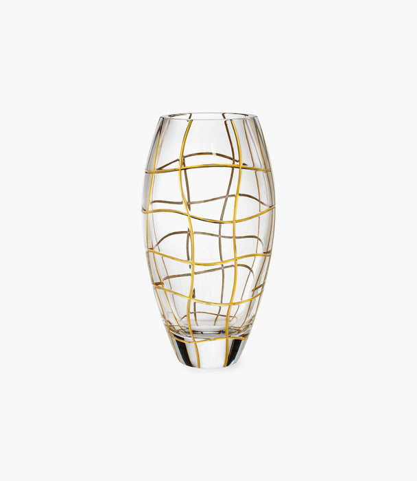 S/1 Magic Night Gold Vase 31Cm (Old Code: 120043)