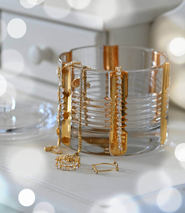 Gap Gold Box 10cm w/Cover - Roomours