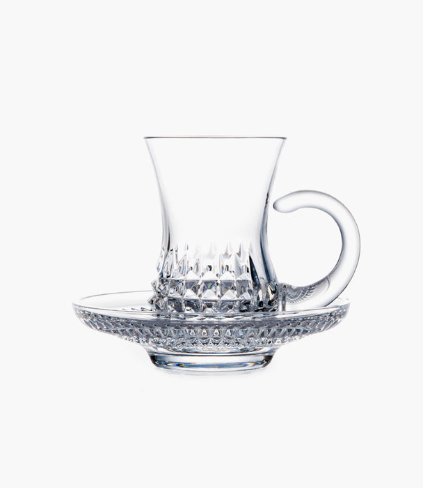 S/2 Diamond Tea Cup With Saucer (Old Code: 119992)